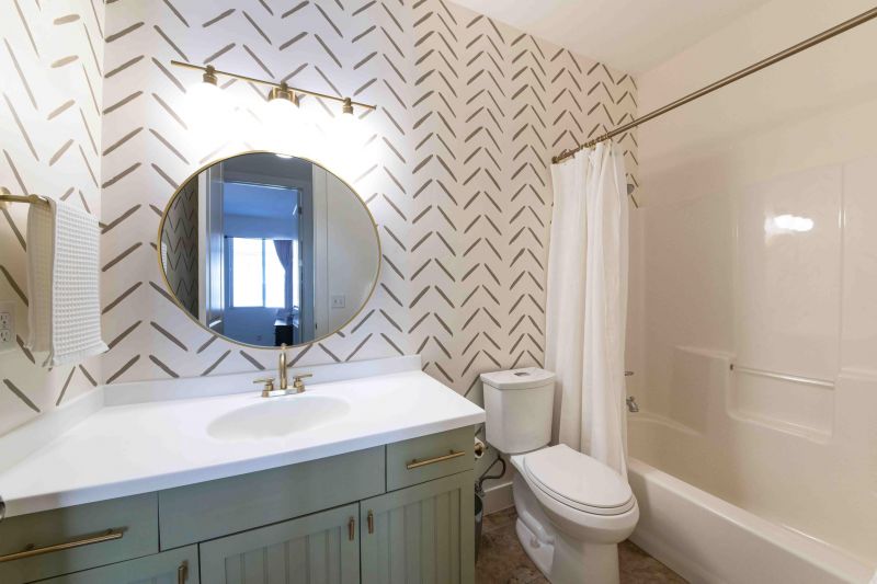 Bathroom with Accent Wall